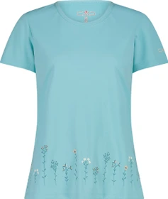 CMP Piqué Print Funktionsshirt kurzarm lagoon (Damen)