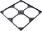 Watercool MO-RA IV 400 Fan Frame, Lüfterrahmen für 200mm Lüfter, schwarz Vorschaubild