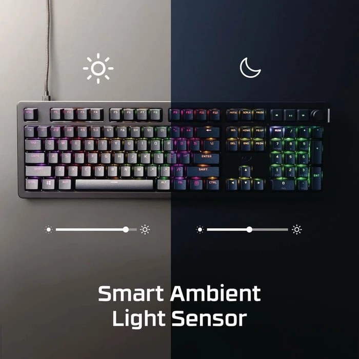 HP HyperX Alloy Rise, PBT, LEDs RGB, hot-swap, HyperX Linear, USB, US