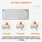 NuPhy Air75 V3 Mac/PC, Nova White, weiß/silber, hot-swap, Low-Profile Red nano, USB/Bluetooth, DE Vorschaubild