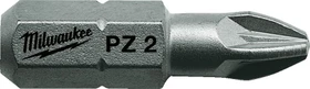 Milwaukee Pozidriv Bit 1/4", PZ3x25mm, 25 Stück