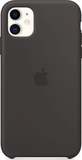 Apple Silikon Case für iPhone 11 schwarz