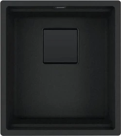 Franke Kubus 2 KNG 110-37 Unterbau Becken mittig mit Ablauffernbedienung black matt