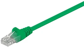 MicroConnect Patchkabel, Cat5e, U/UTP, RJ-45/RJ-45, 1m, grün