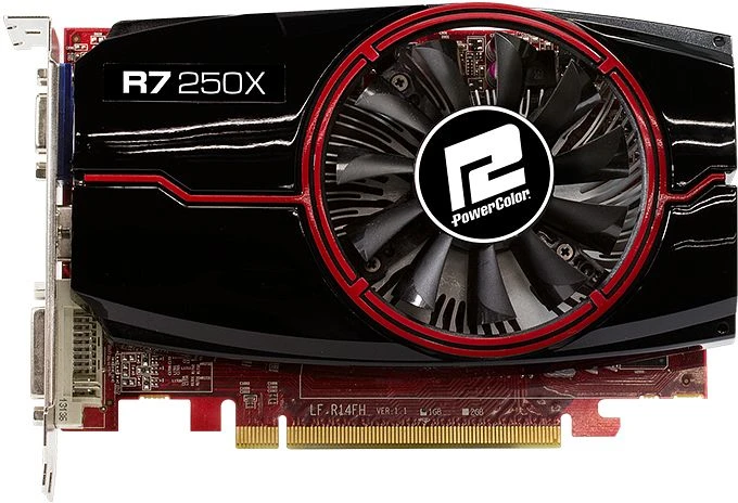 PowerColor Radeon R7 250X, 1GB GDDR5, VGA, DVI, HDMI