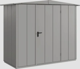 EcoStar Elegant Euroline Typ 1 Gerätehaus graualuminium