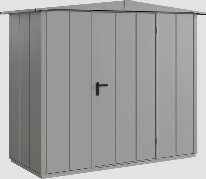 EcoStar Elegant Euroline Typ 1 Gerätehaus graualuminium