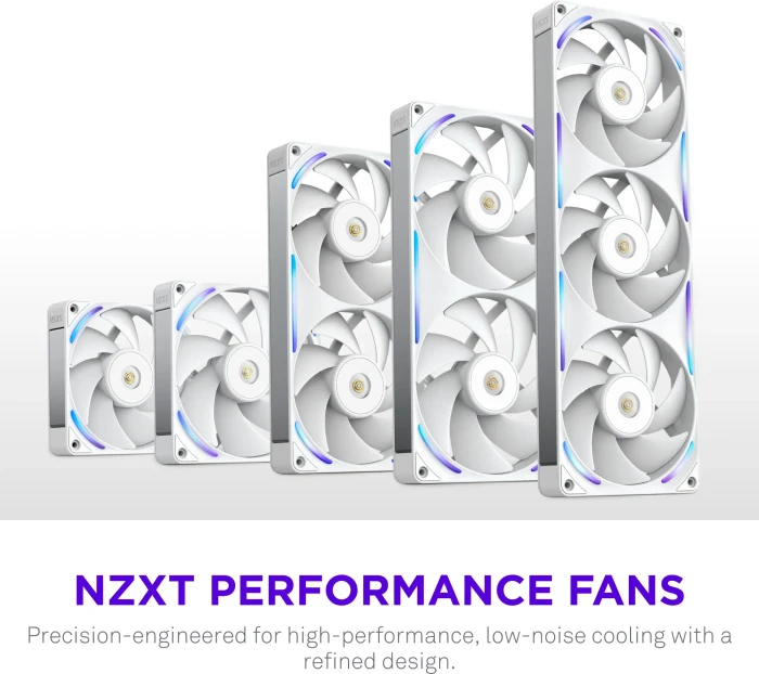 NZXT F Series F120X, weiß, 120mm