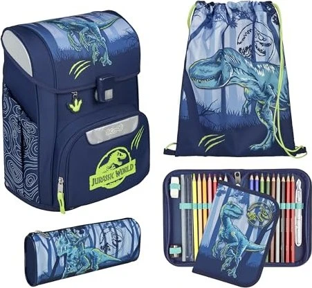 scooli Easy Start Jurassic World Schultaschen-Set, 5-tlg.