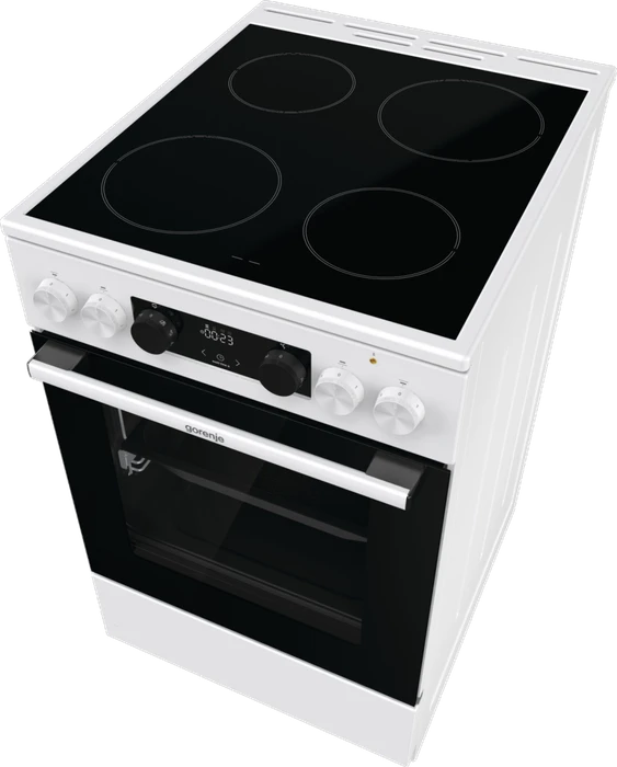 Gorenje GEC5C41WG Elektroherd mit Glaskeramik-Kochfeld