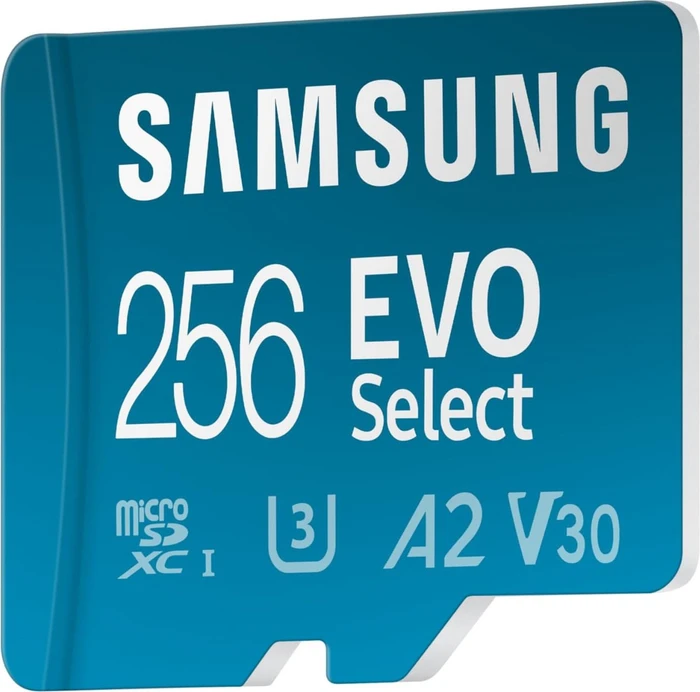 Samsung EVO Select R160 256GB Kit, UHS-I U3, A2, Class 10