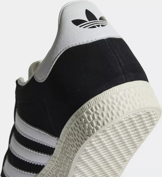 adidas Gazelle core black/footwear white/gold metallic (Junior)