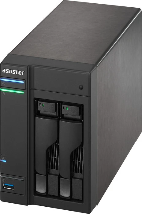 Asustor AS202T, 512MB RAM, 1x RJ-45 1000Base-T, 2x USB-A 3.0