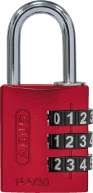 ABUS 144/30 rot, Zahlenschloss