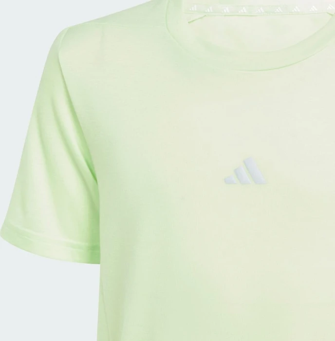 adidas Training Aeroready Funktionsshirt kurzarm semi green spark/reflective silver (Junior)
