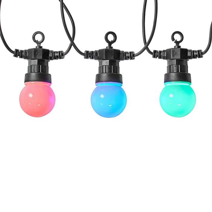 Nedis WIFILP03C10 Smart Life Dekorative Party-Lichterkette LED 10x RGB