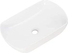 Fackelmann New York Keramik Aufsatz-Waschbecken 50cm weiß