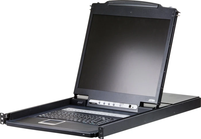 ATEN 16-port KVM PS/2+USB, OSD, Rack, 19" LCD, Touchpad, Tastatur