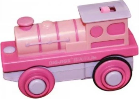 Bigjigs Batterie Lok pink