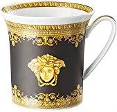 Rosenthal Versace I love Baroque Becher mit Henkel 350ml nero