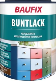 Baufix Buntlack seidenmatt nussbraun, 1l