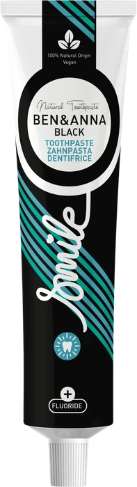 Ben & Anna Black Zahnpasta mit Fluorid, 75ml