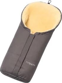 Hofbrucker Eskimo Fußsack für Babywanne grau