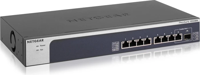 Netgear ProSAFE XS500M Desktop 10G Switch, 7x RJ-45, 1x RJ-45/SFP+