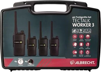 Albrecht Tectalk Worker 3, 4er-Pack