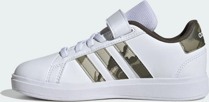 adidas Grand Court 2.0 cloud white/olive strata/shadow olive (Junior)