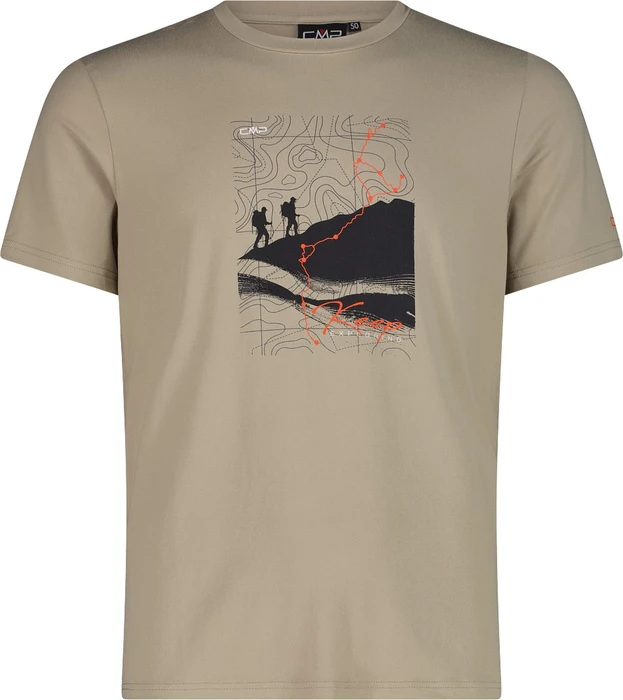 CMP Rundhals Funktionsshirt kurzarm sand (Herren)