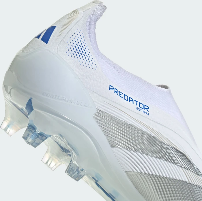 adidas Predator Elite Laceless FG cloud white/silver metallic/bright royal