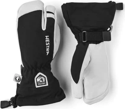 Hestra Army Leather Heli Skihandschuhe schwarz (Junior)