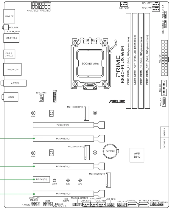 ASUS Prime B840-Plus WIFI (AMD AM5)