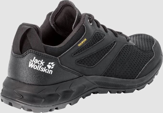 Jack Wolfskin Woodland Texapore Low schwarz (Herren)