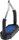 HS Sprenger Bow Balance Steigbügel, Edelstahl, 130mm Trittweite, schwarz/blau (4426613255)