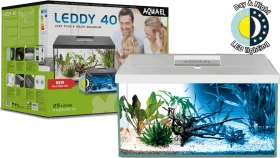 Aquael Leddy Day & Night 40, Aquarium-Set, weiß, 25l