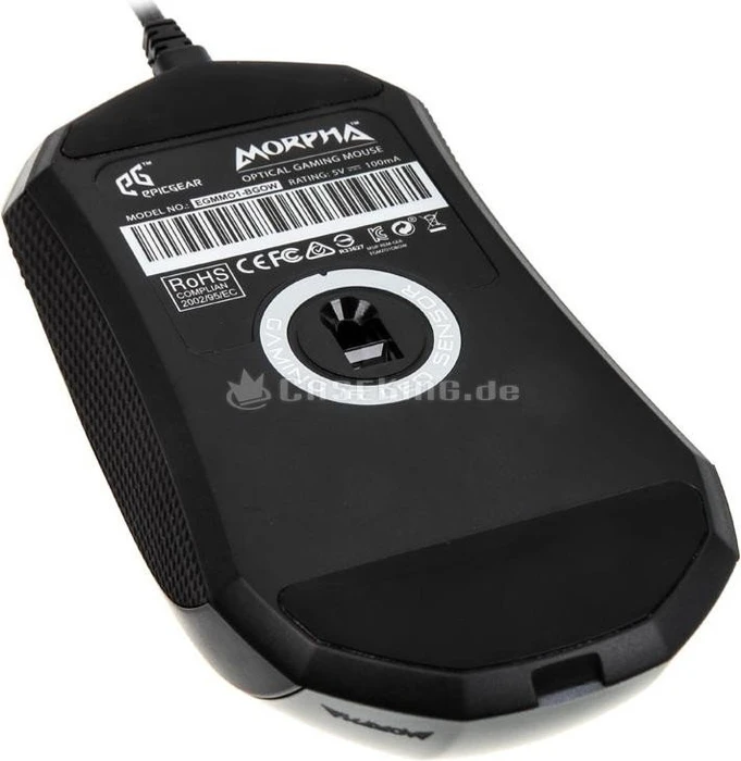 GeIL EpicGear Morpha Gaming Mouse gunmetal/schwarz, USB