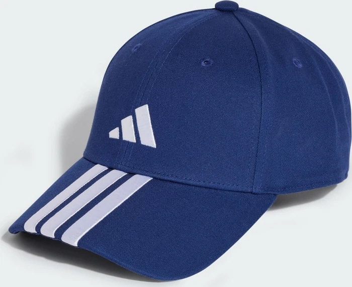adidas 3-Streifen New Logo Baseball Kappe dark blue/white