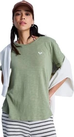 Roxy Oceanwave Regular Emby T-Shirt kurzarm oil green (Damen)