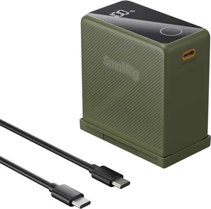 SmallRig NP-F970 USB-C wiederaufladbarer Kameraakku grün