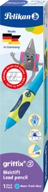 Pelikan griffix 2 Druckbleistift HB 2mm graphit, neon fresh blue, Rechtshänder
