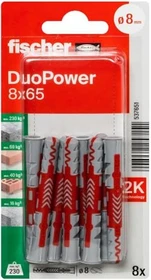 fischer DuoPower 8x65 K NV Universaldübel, 8x65mm, 8 Stück