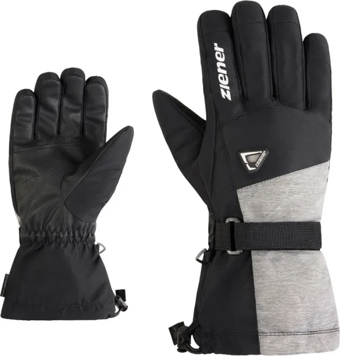 Ziener Gentiano AS Skihandschuhe schwarz/weiß