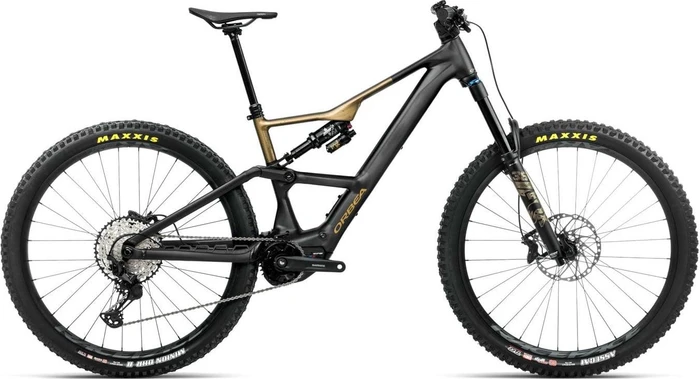 Orbea Rise LT H10 diamond black/splash olive green Modell 2025