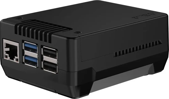 Argon40 NEO 5 für Raspberry Pi 5, mit Lüfter und Erweiterung für M.2 SSDs, schwarz