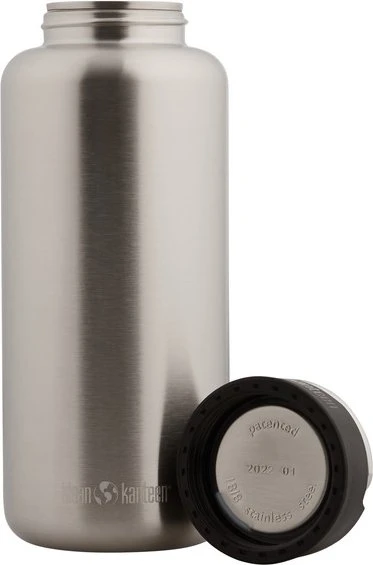 Klean Kanteen Wide Loop Cap Trinkflasche 1.2l brushed stainless