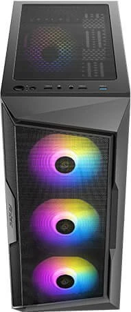 Antec AX61 Elite, schwarz, Glasfenster