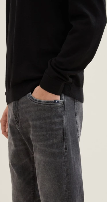 Tom Tailor Josh Regular Slim Jeans Jeans grey denim (Herren)