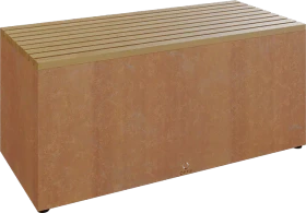 OFYR Garden Bench Corten Gartenbank braun